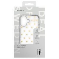 iDeal of Sweden Coque Clear iPhone 16 - Golden Hearts