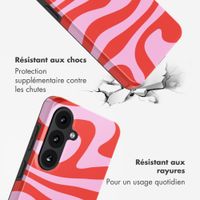 Selencia Coque arrière Vivid avec MagSafe Samsung Galaxy S26 - Dream Swirl Pink