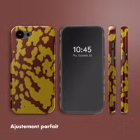 Selencia Coque arrière Vivid avec MagSafe Apple iPhone 16e - Moo'd Olive Dust