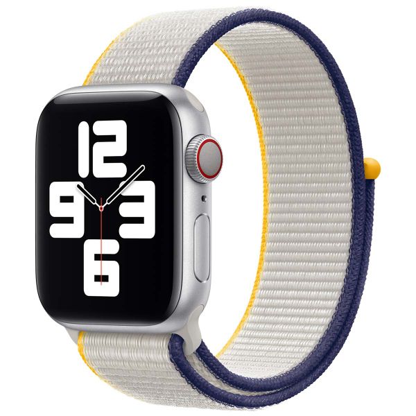 Apple Bracelet Sport Loop Apple Watch Series 1 t/m 9 / SE (38/40/41 mm) | Series 10 / 11 (42 mm) - Sea Salt