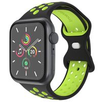 imoshion Bracelet sport⁺ Apple Watch Series 1 á 10 / SE / Ultra (2) (44/45/46/49 mm) - Taille S/M - Black Volt