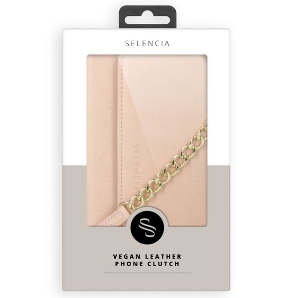 Selencia Pochette en cuir végétalien iPhone SE (2022 / 2020) / 8 / 7 / 6(s)