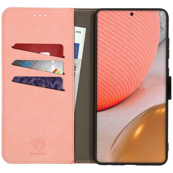 imoshion Etui de télephone luxe 2-en-1 amovible Samsung Galaxy A72 - Rose