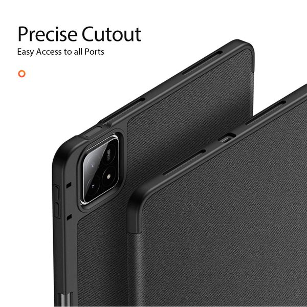 Dux Ducis Coque tablette Domo Xiaomi Pad 6S Pro 12.4 - Noir