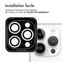 imoshion ﻿Lot de 2 protections d'objectif de caméra Apple iPhone 14 Pro / 14 Pro Max - Argent