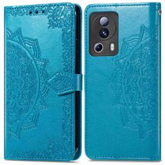 imoshion Etui de téléphone portefeuille Mandala Xiaomi 13 Lite - Turquoise