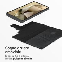 Accezz Étui de téléphone portefeuille en cuir 2-en-1 avec MagSafe Samsung Galaxy S24 Ultra - Onyx Black