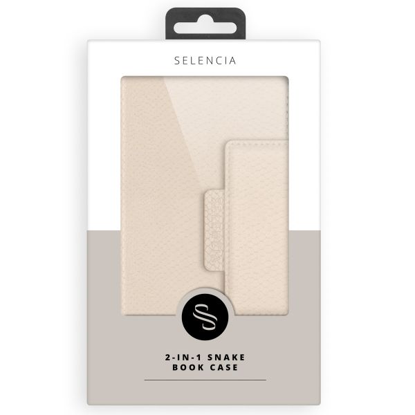 Selencia Etui portefeuille serpent amovible 2-en-1 iPhone 12 (Pro)