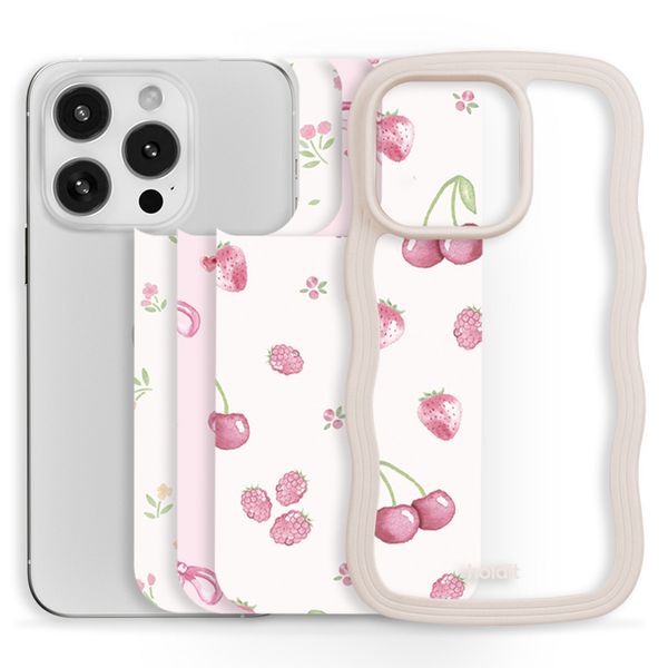 Holdit Pack d'impression Apple iPhone 14 Pro / 15 Pro / 16 Pro - Pink Breeze