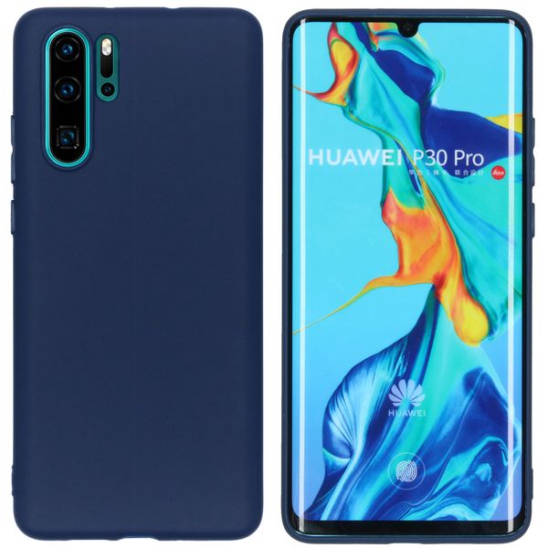 imoshion Coque Couleur Huawei P30 Pro - Bleu foncé