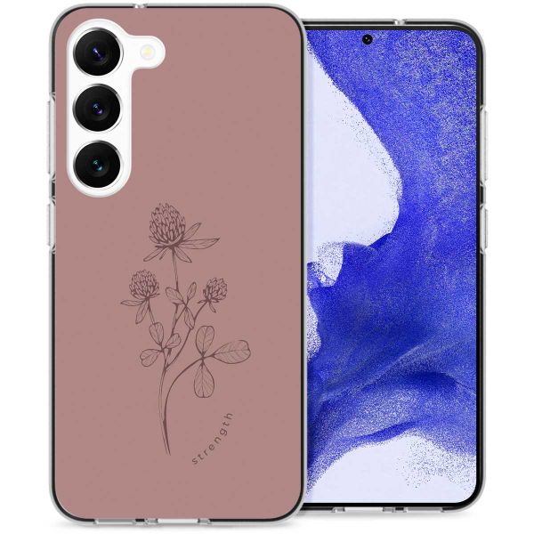 imoshion Coque Design Samsung Galaxy S23 Plus - Floral Pink