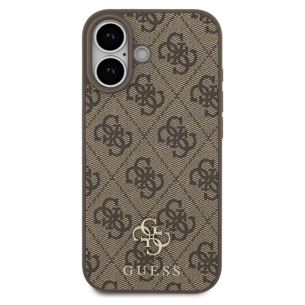 Guess Coque 4G Metal Logo MagSafe Apple iPhone 17 - Marron