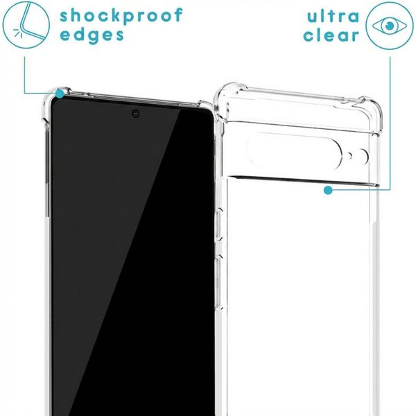 imoshion Coque arrière transparente avec cordon Google Pixel 7 Pro - Noir