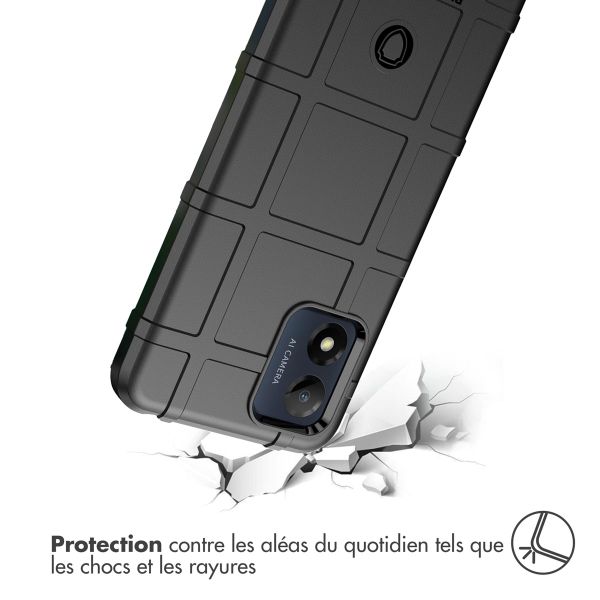 imoshion Coque Rugged Shield Motorola Moto E13 - Noir