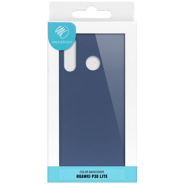 imoshion Coque Couleur Huawei P30 Lite - Bleu foncé