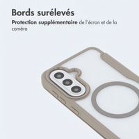 imoshion Bookcase transparente avec MagSafe Samsung Galaxy A57 (5G) - Beige