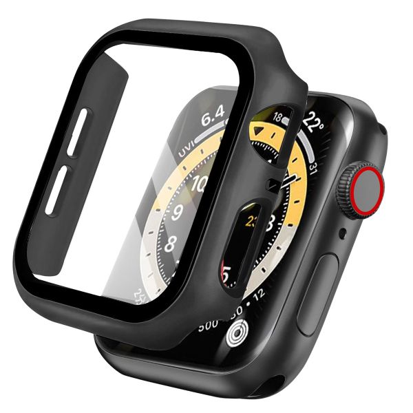 imoshion Coque rigide à couverture complète Apple Watch Series 4 / 5 / 6 / SE - 44 mm - Noir