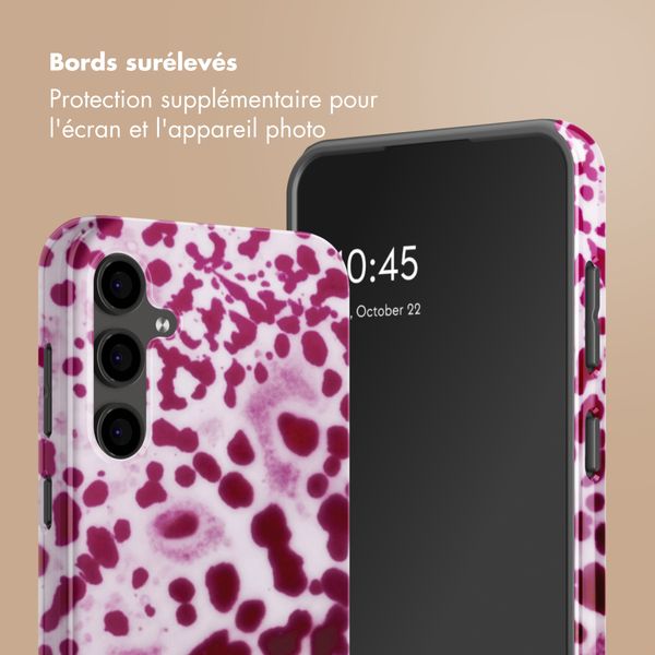 Selencia Coque arrière Vivid Samsung Galaxy S24 FE - Cosmic Orchid