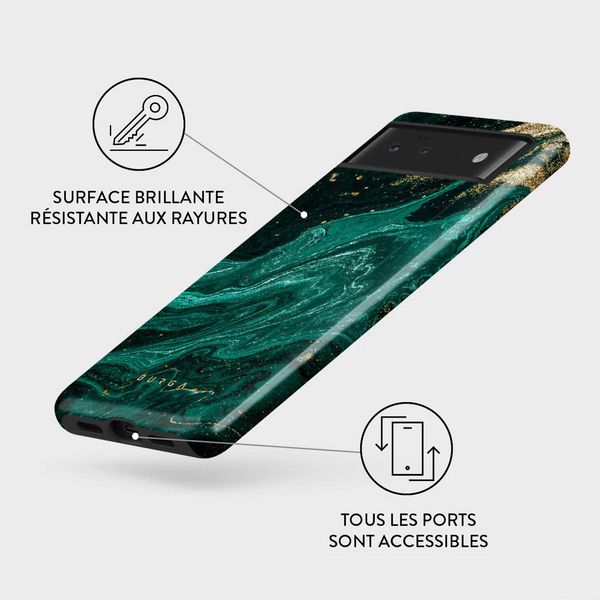 Burga Coque arrière Tough Google Pixel 6a - Emerald Pool