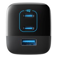 Anker Chargeur mural 336 | Chargeur rapide 67 Watt - USB-A + 2x USB-C - Noir