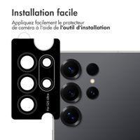 imoshion Lot de 2 protections d'objectif de caméra Samsung Galaxy S25 Ultra - Titanium Black