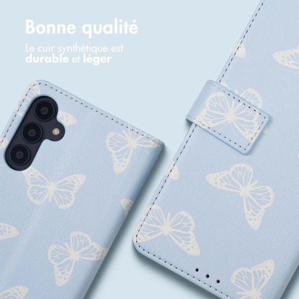 imoshion Étui de télephone portefeuille Design Samsung Galaxy A54 (5G) - Butterfly