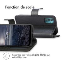 imoshion Étui de téléphone portefeuille Luxe Nokia G11 / G21 - Noir