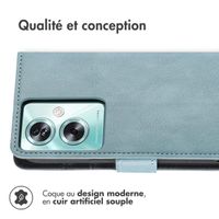 imoshion Étui de téléphone portefeuille Luxe pour Oppo A79 - Bleu clair