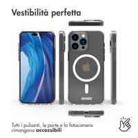Accezz Coque Clear avec MagSafe Apple iPhone 14 Pro Max - Transparent