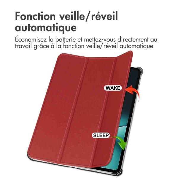 imoshion Coque tablette Trifold OnePlus Pad - Rouge