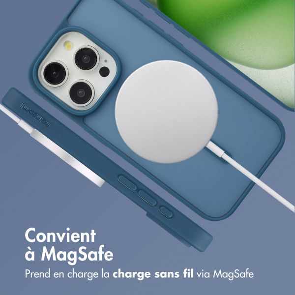 imoshion Coque Color Guard avec MagSafe iPhone 15 Pro - Bleu foncé