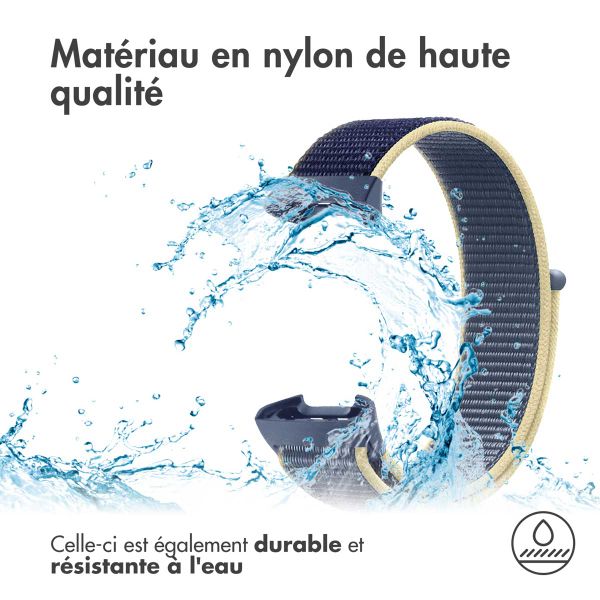 imoshion Bracelet en nylon le Fitbit Charge 3 / 4 - Bleu