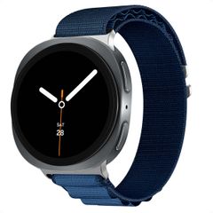 imoshion Bracelet en nylon Alpine Samsung Galaxy Watch 8 (40/44mm) / Classic (46mm) - Bleu foncé