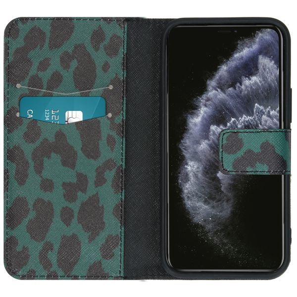 imoshion Coque silicone design iPhone 12 Mini - Green Leopard