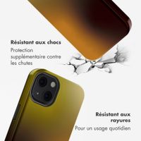 Selencia Coque arrière Vivid avec MagSafe Apple iPhone 13 - Gradient Olive Dust