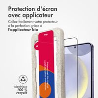 Accezz Protecteur d'écran intégral triple résistance avec applicateur Samsung Galaxy S24 Plus - Transparent