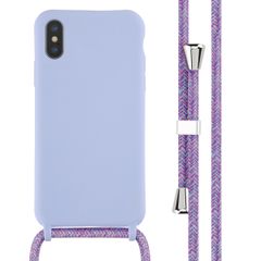 imoshion Coque en silicone avec cordon iPhone X / Xs - Violet
