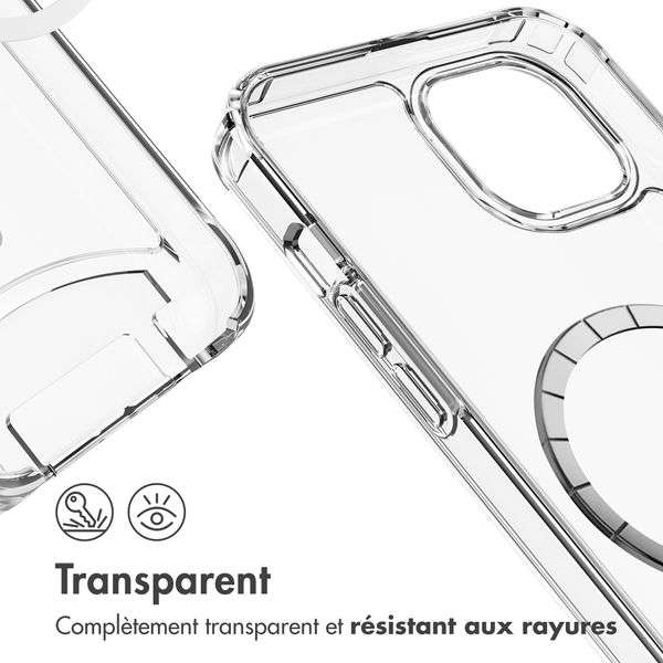 imoshion Coque MagSafe avec cordon amovible iPhone 14 - Transparent