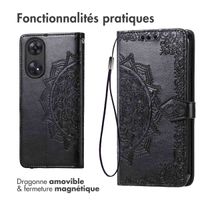 imoshion Etui de télephone Mandala Oppo Reno 8 T (4G) - Noir