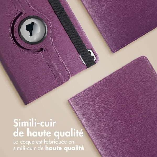 imoshion Coque tablette rotatif iPad Pro 12.9 (2022) / Pro 12.9 (2021) / Pro 12.9 (2020) - Violet