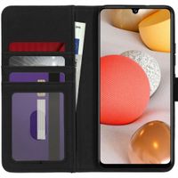 imoshion Étui de télephone portefeuille de luxe Samsung Galaxy A42 - Noir