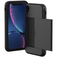 imoshion Coque arrière avec porte-cartes iPhone Xr - Noir