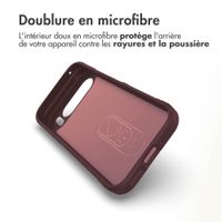 imoshion Coque arrière EasyGrip Google Pixel 9 / 9 Pro - Aubergine