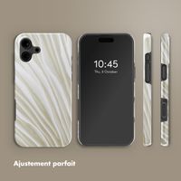 Selencia Coque arrière Vivid avec MagSafe Apple iPhone 16 - Nature Light Brown