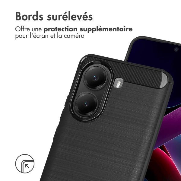 imoshion Coque Brushed Xiaomi Poco X7 Pro - Noir