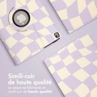 imoshion Coque tablette Design rotatif à 360° Apple iPad 9 (2021) 10.2 pouces / iPad 8 (2020) 10.2 pouces / iPad 7 (2019) 10.2 pouces - Dancing Cubes