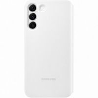 Samsung Original étui de téléphone portefeuille Clear View Galaxy S22 Plus - White