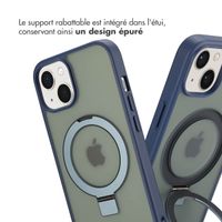 Accezz Coque Ring Stand avec MagSafe iPhone 14 - Blue