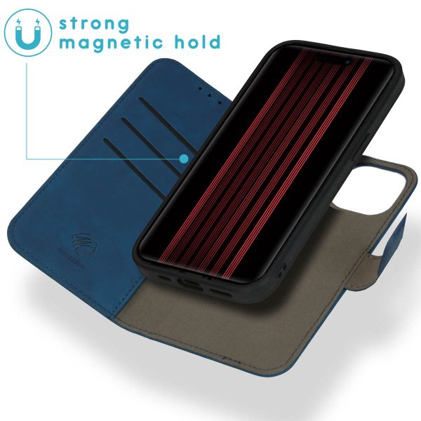 imoshion Etui de télephone luxe 2-en-1 amovible Apple iPhone 15 - Bleu