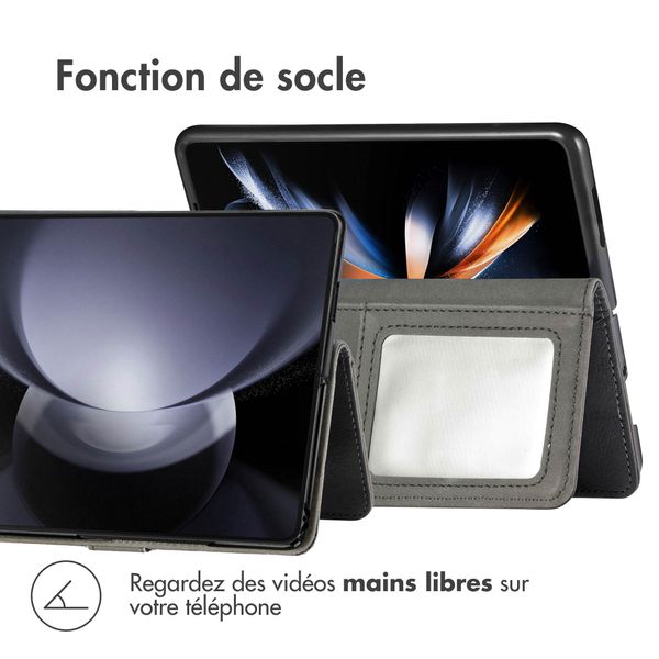 imoshion Étui de télephone portefeuille Samsung Galaxy Z Fold 6 - Noir